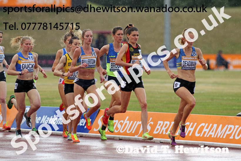 Womens 5000 metres, Sainsbury's British Champs, Alexander Stadium, Birmingham. Photo: David T. Hewitson/Sprts for All Pics